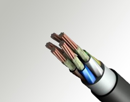 Силовой кабель с пластмассовой изоляцией 5x150x1 мм ППГнг-HF 