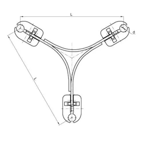 Распорки дистанционные типа 3РГ